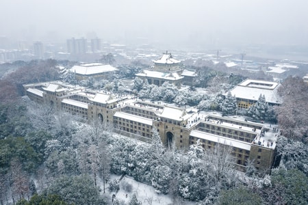 武汉大学-风光-色彩-旅行-大学 图片素材