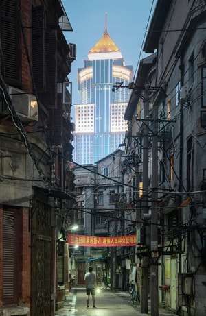 旅行-武汉-城市-街拍-老街 图片素材