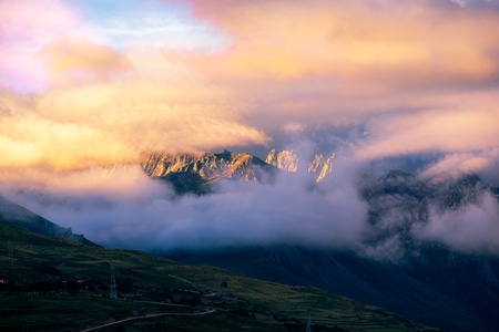 风光-甘孜-藏区-老照片-风景 图片素材