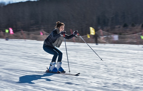 太行山-滑雪场-旅游-运动-度假 图片素材