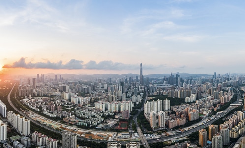 城市色彩-城市风光-城市-建筑-看你的城市 图片素材