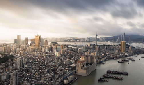 珠海市-城市色彩-城市秘境-尘世烟火-澳门 图片素材