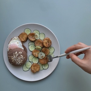 手机调色-食物-iphone7p-宅家美食-小而美 图片素材