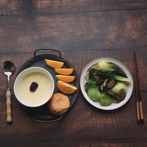 iphone7p-生活里的仪式感-食物-你好2020-早餐 图片素材
