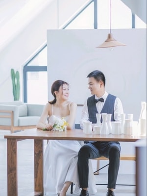 旅行-青岛-人像写真-情侣照-婚纱照 图片素材