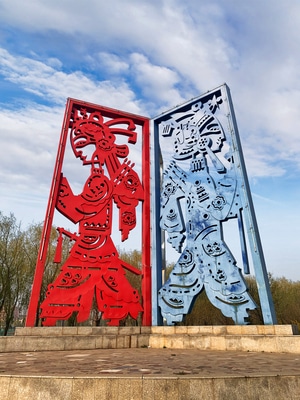 手机摄影-抓拍-色彩-建筑-城市色彩 图片素材
