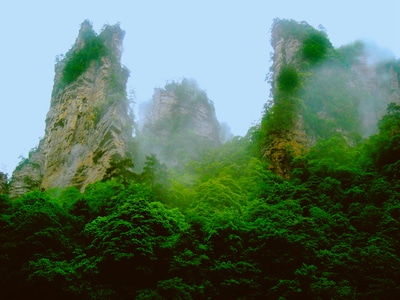 绿色地球-自然-张家界-抓拍-山 图片素材