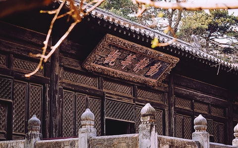 大觉寺-中国文化-公园-春天-寺庙 图片素材