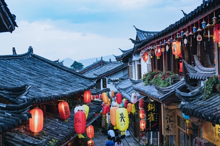 人文-建筑-色彩-随手拍-丽江 图片素材