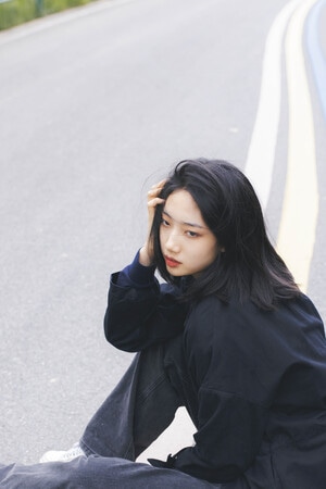 深夜摄影教室-人像-色彩-自然-女孩 图片素材