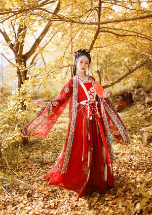 汉服-汉服人像-美人-古风-汉服写真 图片素材