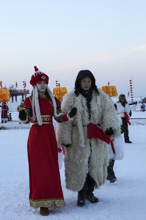 冬捕-大辽文化节-祭祀活动-祭湖-祭祀活动 图片素材