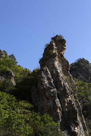 旅拍-自然-风光-山-冰峪沟 图片素材