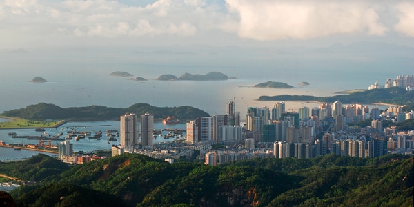风光-城市-海-晨-珠海 图片素材