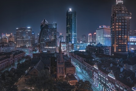 建筑-风光-魔都映像-上海-城市风光 图片素材