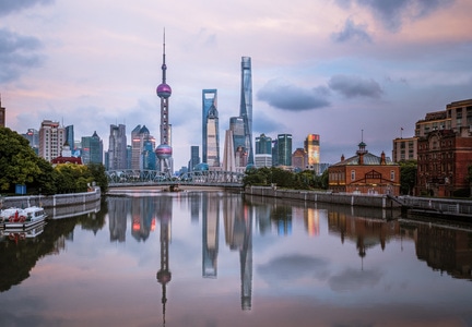 上海-外滩-魔都南浦大桥-魔都-倒影 图片素材