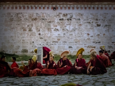 宅家-旅行-拉卜楞寺-人文-我的2020 图片素材