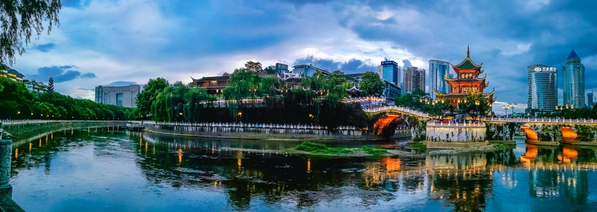 旅行-夜景-光影-手机原创-贵阳 图片素材