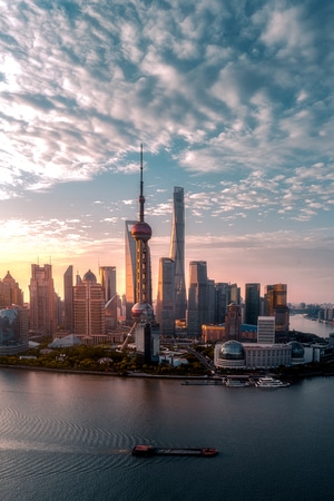 城市-建筑-魔都映像-城市天际线-上海 图片素材