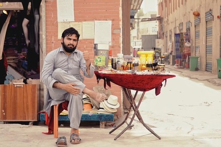 人像-随拍-和田-沙漠小城-巴基斯坦 图片素材