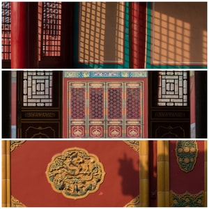 古建筑-紫禁城-故宫-北京-红墙 图片素材