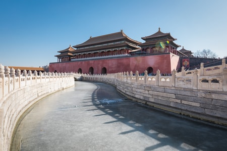 紫禁城-北京-红墙-故宫-古建筑 图片素材
