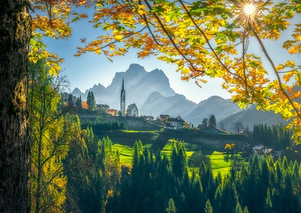 旅行-风光-多洛米蒂-意大利-funes 图片素材