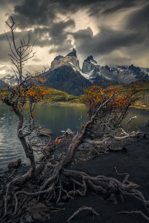 智利-百内山-巴塔哥尼亚-风光-torresdelpaine 图片素材