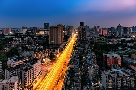 风光-城市-天气-夜景-武汉 图片素材