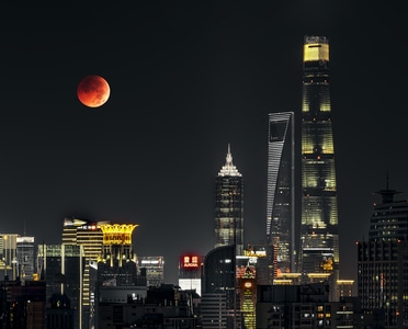 夜景-夏日-城市建筑-街拍-爬楼 图片素材