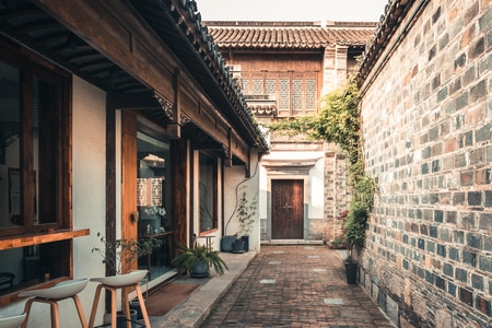 城市色彩-建筑-街道-建筑-房屋 图片素材