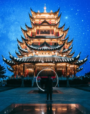 勒是雾都-重庆-阁楼-古建筑-屋檐 图片素材