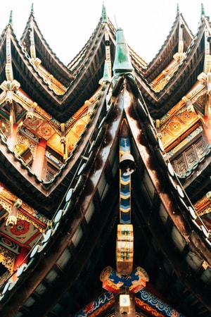 勒是雾都-重庆-阁楼-古建筑-屋檐 图片素材