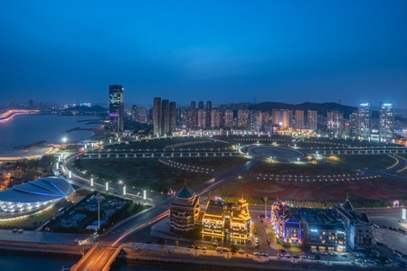 桥-城市风光-夜景-城市风光-城市 图片素材