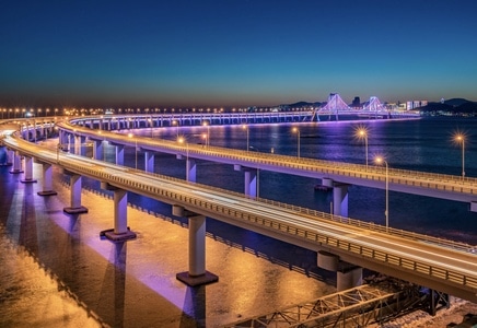 夜景-桥-城市风光-城市风光-城市 图片素材