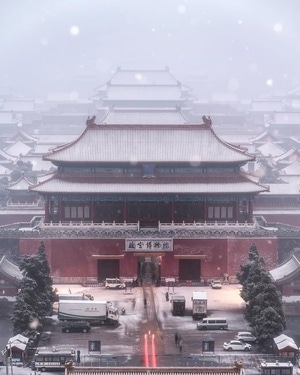 我的2019-北京-雪景-古建筑-紫禁城 图片素材