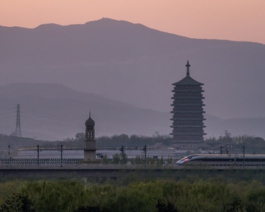 情绪-色彩-你好2020-北京-风光 图片素材