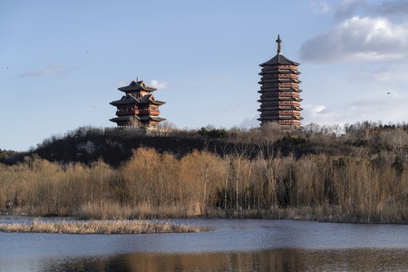 城市风光-建筑-你好2020-通透-北京 图片素材
