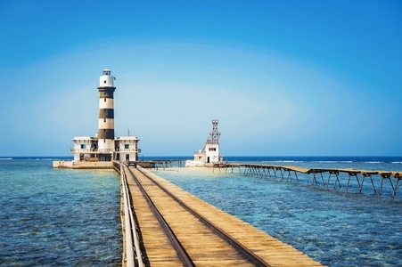 红海-灯塔-埃及-风景-风光 图片素材