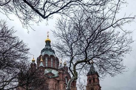 奥斯陆-冬天来了-教堂-古堡-城堡 图片素材