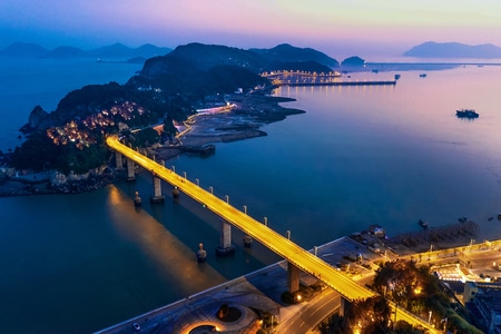 航拍-洞头-桥-桥梁-海 图片素材