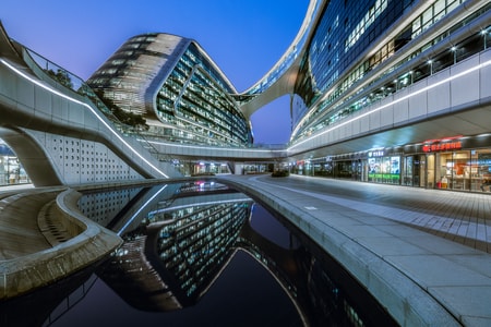 建筑-城市风光-建筑-凌空soho-楼房 图片素材