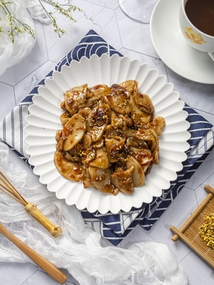 美食-菜-中式美食-桂花-年糕 图片素材