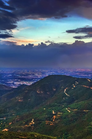 北京西山-风景-西山-雨后-下雨 图片素材