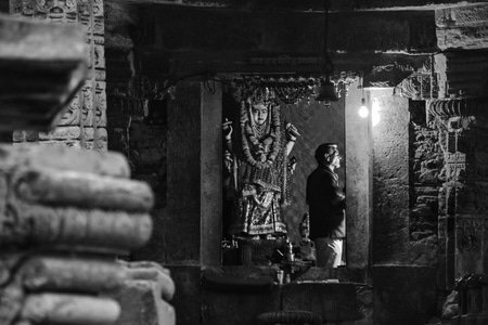人像-黑白-捕捉瞬间-印度-建筑 图片素材