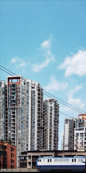 重庆-轻轨-城市-人文-建筑 图片素材