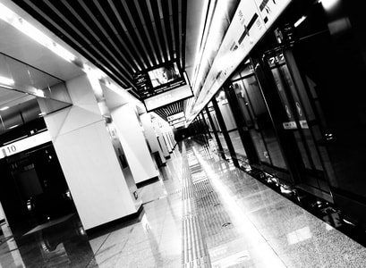 轻轨-重庆-城市-黑白-地铁 图片素材