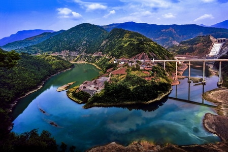 十堰市-湖北-山川-自然-风光 图片素材