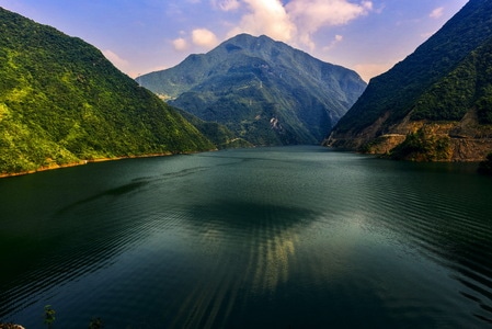 风光-自然-河流-山川-湖北 图片素材