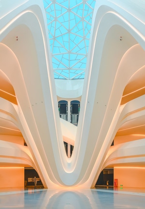 建筑-艺术馆-建筑内部-线条-建筑 图片素材